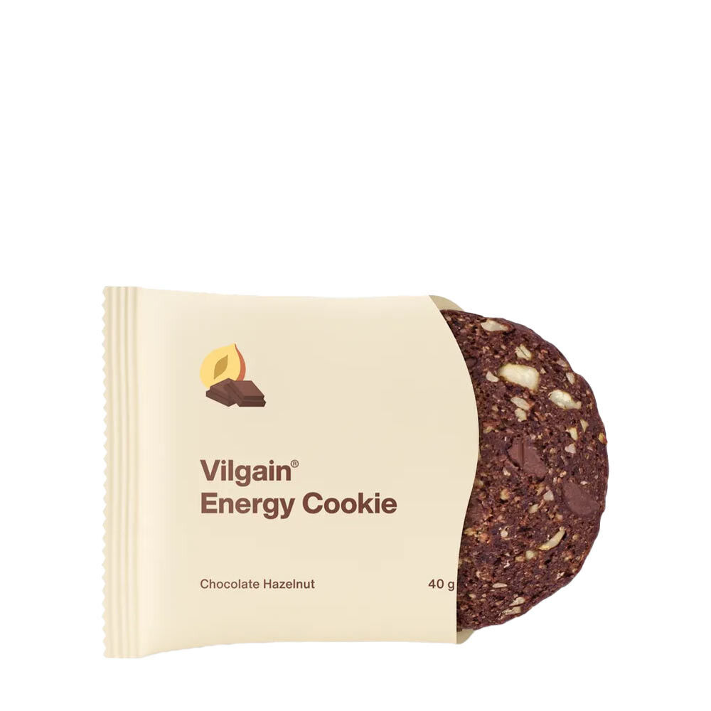 Vilgain BIO Energetické sušienky Čokoláda a lieskové orechy (40 g) - Viking Supplements
