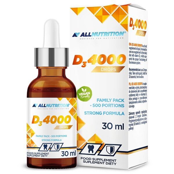 Vitamín D3 4000 kvapiek – 30 ml – Viking Supplements