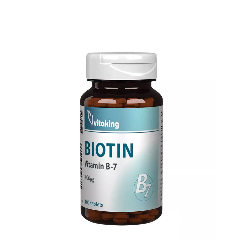 Vitaking B7 Biotín 900 mcg (100 tabliet) – Viking Supplements