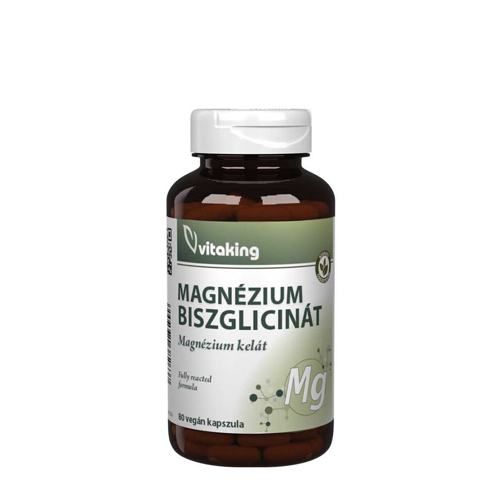 Vitaking Organický bisglycinát horčíka (80 kapsúl) – Viking Supplements
