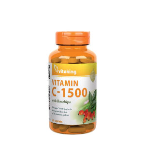 Vitaking Vitamin C-1500 With Rosehips (60 Tablets) - Viking Supplements