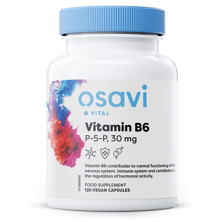 Osavi - Vitamin B6 - P-5-P, 30mg - 120 vegan caps