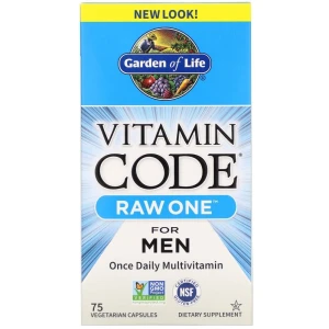 Vitamin Code RAW ONE pre mužov – 75 kapsúl – Viking Supplements