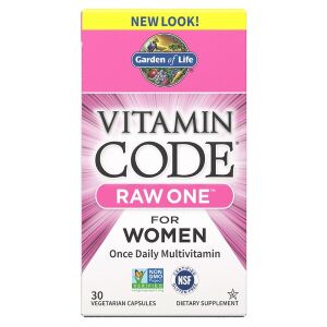 Vitamin Code RAW ONE for Women - 30 vcaps - Viking Supplements
