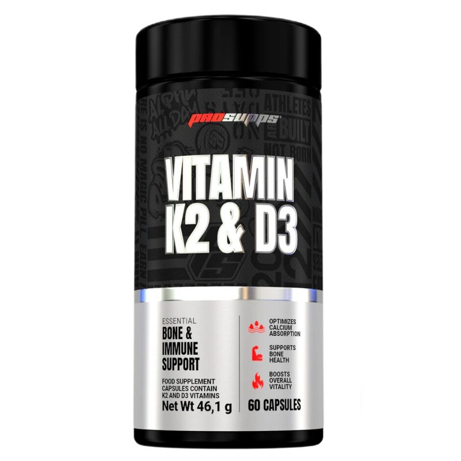 Vitamin K2 & D3 - 60 caps - Nuvalia