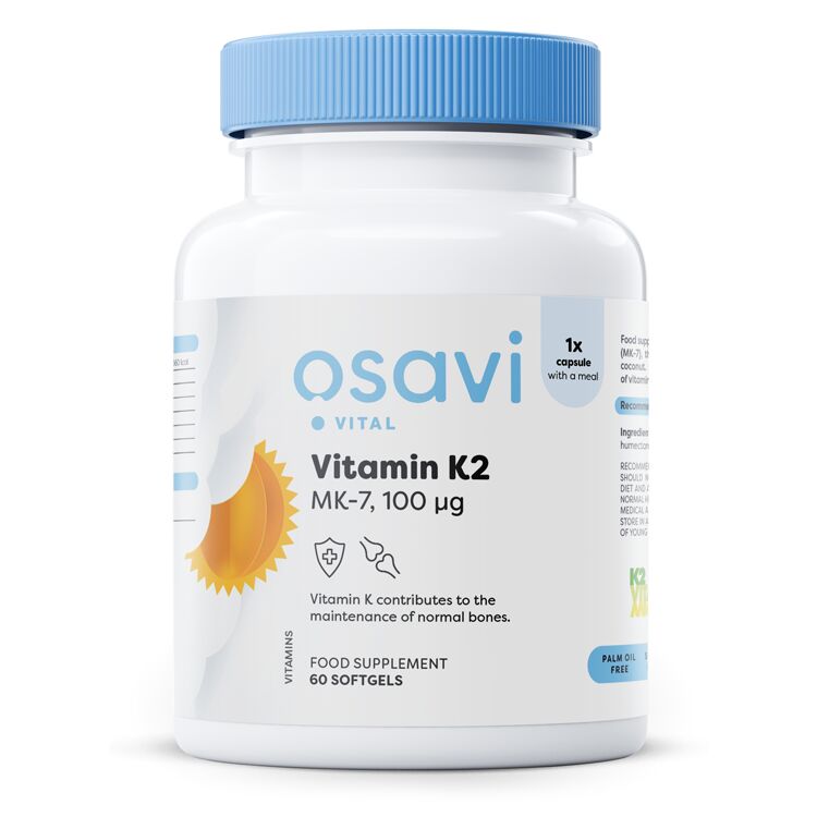 Osavi - Vitamin K2 MK-7, 100mcg - 60 softgels