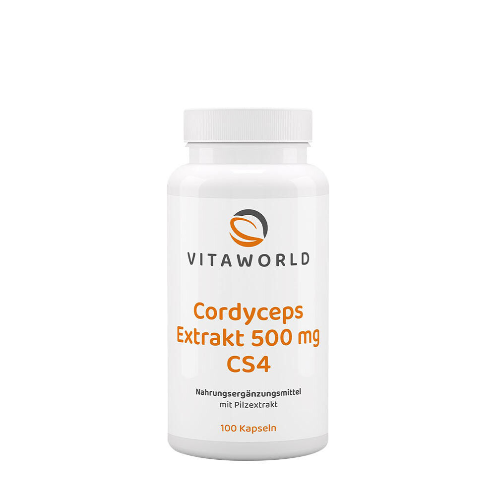 Vitaworld Extrakt z cordycepsu 500 mg CS4 (100 kapsúl) - Viking Supplements