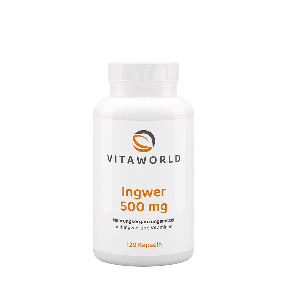 Vitaworld Zázvor 500 mg (120 kapsúl) - Viking Supplements