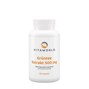 Vitaworld Green Tea Extract 500 mg (120 Capsules) - Viking Supplements