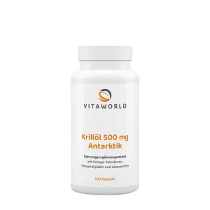 Vitaworld Krillový olej z Antarktídy 500 mg (100 kapsúl) - Viking Supplements