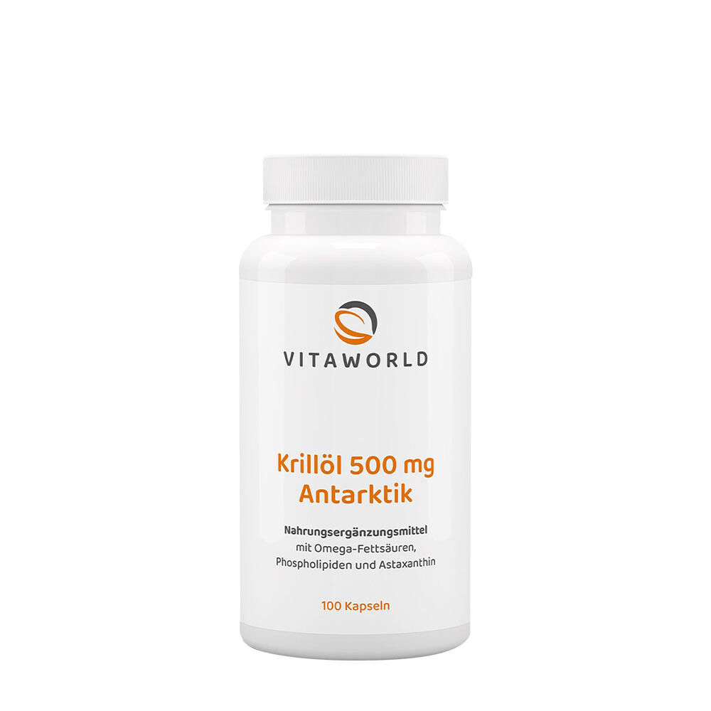 Vitaworld Krillový olej z Antarktídy 500 mg (100 kapsúl) - Viking Supplements