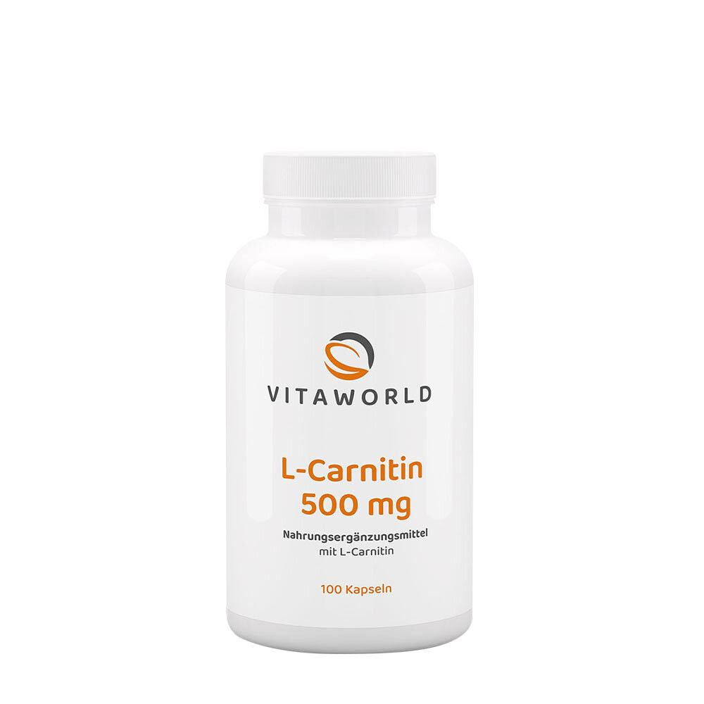 Vitaworld L-karnitín 500 mg (100 kapsúl) – Viking Supplements
