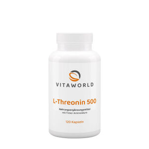 Vitaworld L-threonine 500 (120 Capsules) - Viking Supplements