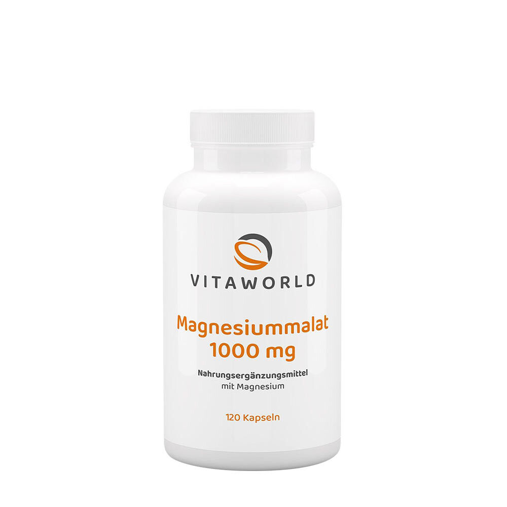 Vitaworld – malát hořečnatý 1000 mg (120 kapsúl) – Viking Supplements