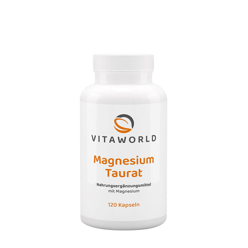 Vitaworld – taurát horečnatý (120 kapsúl) – Viking Supplements