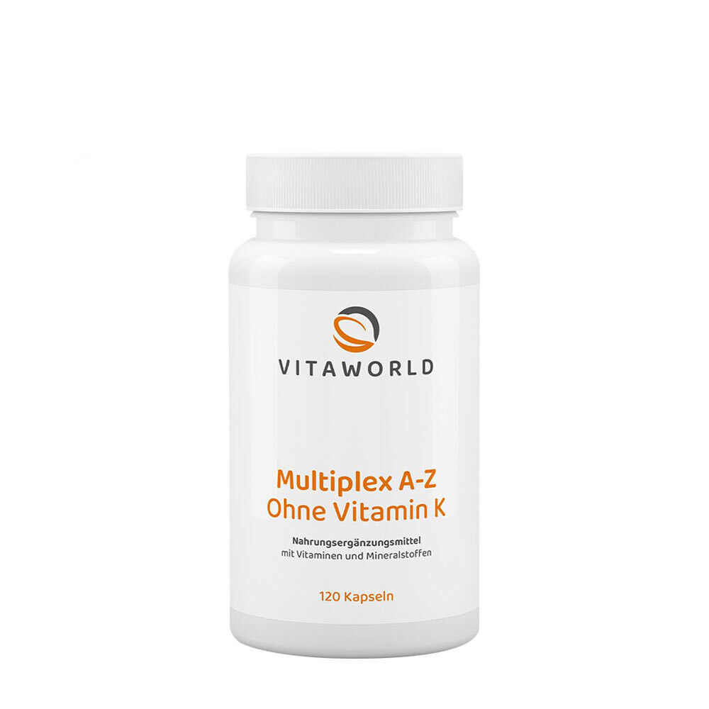 Vitaworld Multiplex A-Z bez vitamínu K (120 kapsúl) – Viking Supplements
