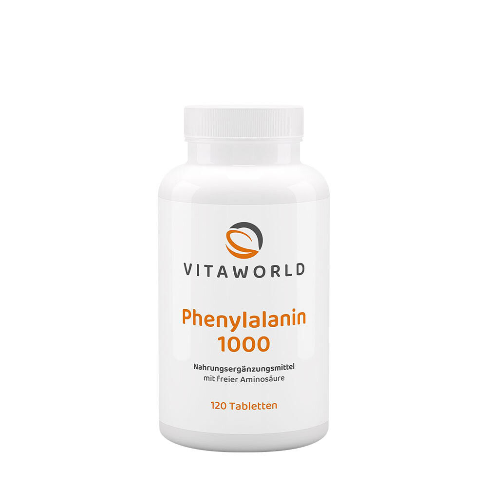 Vitaworld Phenylalanine 1000 mg (120 Tablets) - Viking Supplements