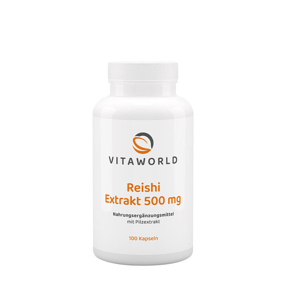 Vitaworld Reishi Extract 500 mg (100 Capsules) - Viking Supplements