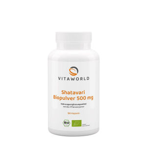Vitaworld Shatavari 500 mg Organic (180 Capsules) - Viking Supplements