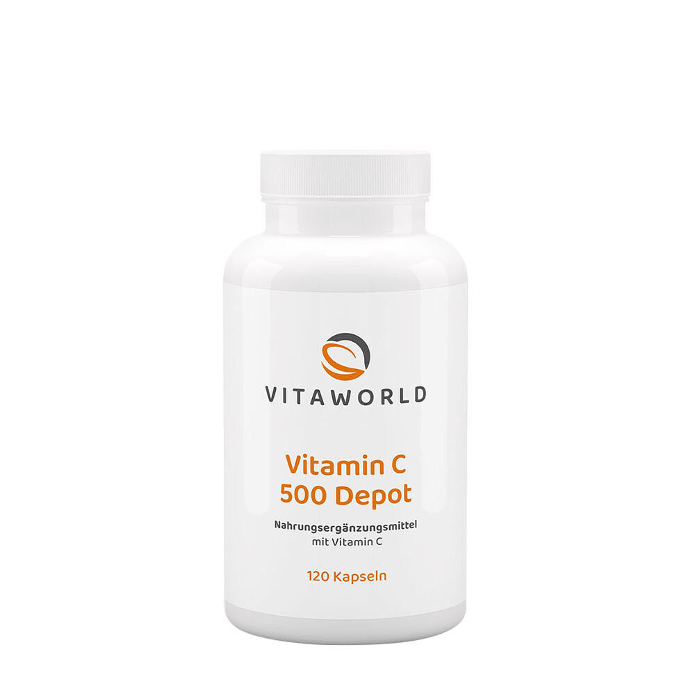 Vitaworld Vitamín C 500 Depot (120 kapsúl) – Viking Supplements