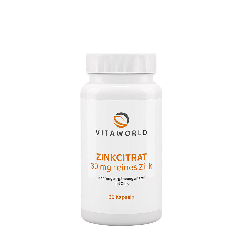 Vitaworld Citrát zinku 30 mg (60 kapsúl) - Viking Supplements