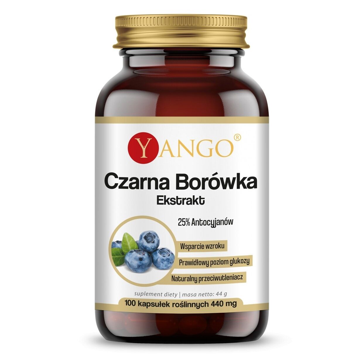 YANGO Čierne čučoriedky (100 kapsúl) – Viking Supplements