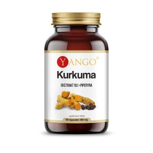 YANGO Curcuma – extrakt s piperínom (60 kapsúl) – Viking Supplements