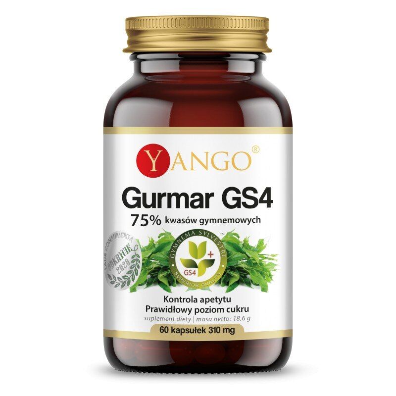 YANGO Gurmar GS4 – 75% kyselina gymnemová (60 kapsúl) – Viking Supplements