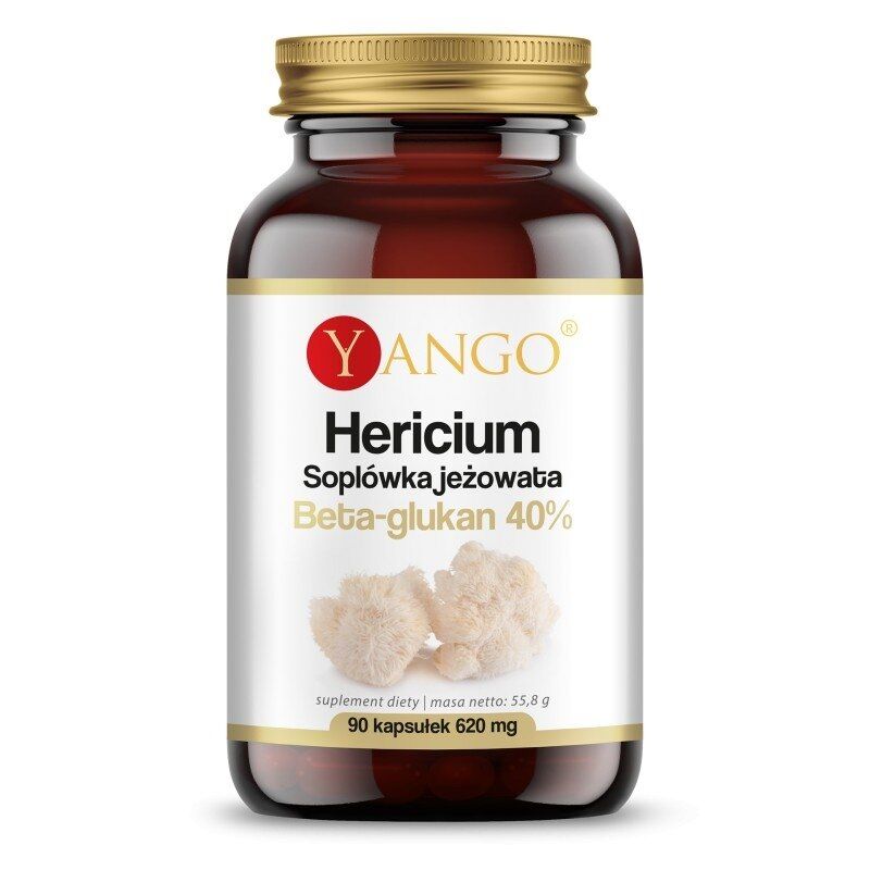YANGO Hericium – 40% beta-glukán (90 kapsúl) – Viking Supplements