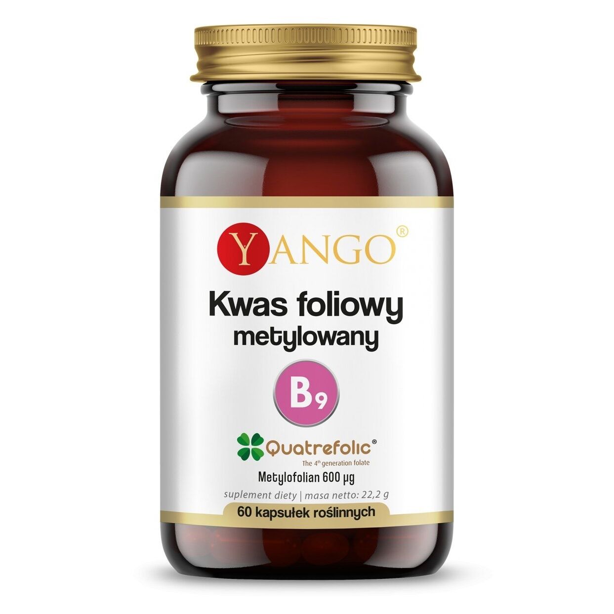 YANGO Metylovaná kyselina listová (60 kapsúl) - Viking Supplements