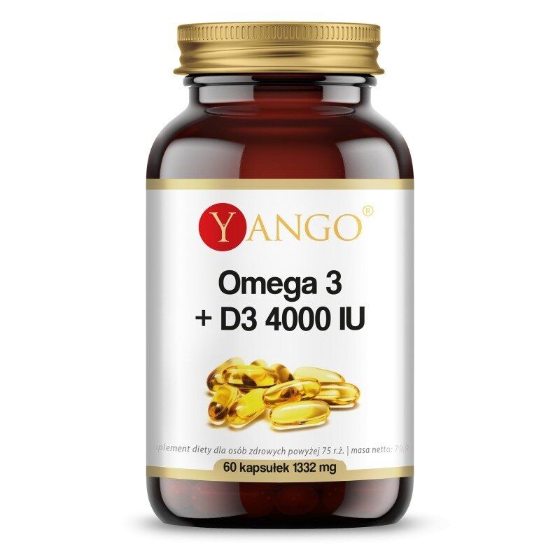 YANGO Omega 3+D3 4000 IU (60 kapsúl) – Viking Supplements