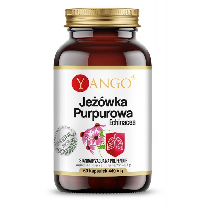 YANGO Echinacea purpurová – echinacea (60 kapsúl) – Viking Supplements