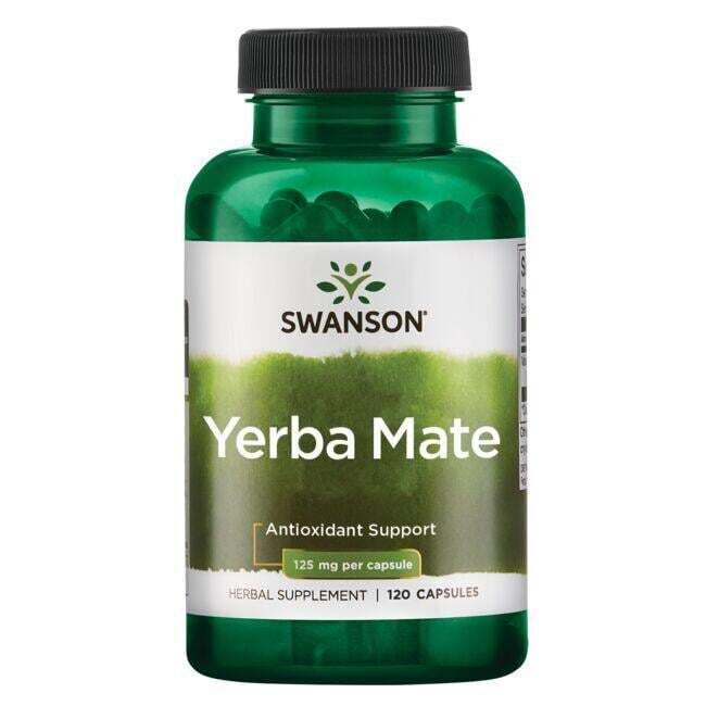 Swanson - Yerba Mate, 125mg - 120 caps